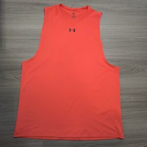 Under Armour Men's Coral Tank Top Rush Size L Gym Run
